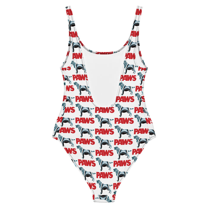 "PAWS" One-Piece Swimsuit