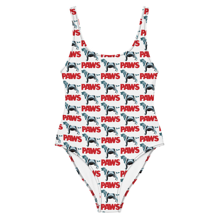 "PAWS" One-Piece Swimsuit