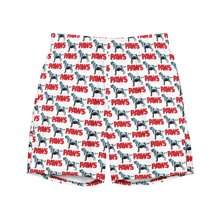 "PAWS" Swim Trunks