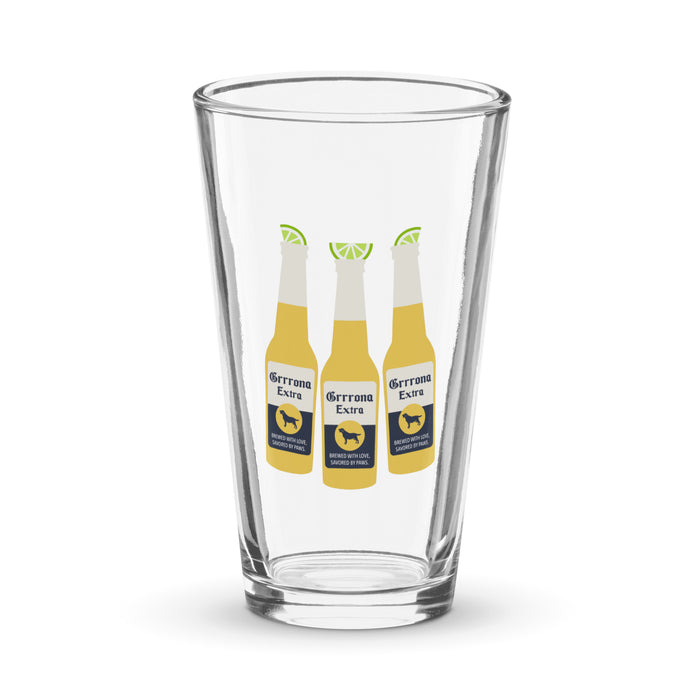 GrrrRona Pint Glass