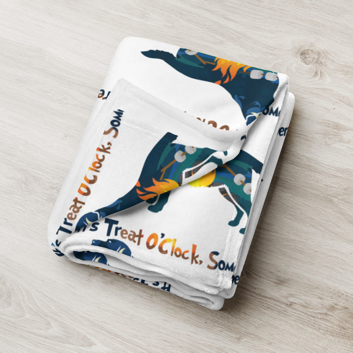 Treat O'Clock Throw Blanket